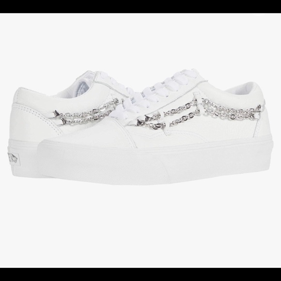 VANS OLD SKOOL PLATFORM SNEAKERS - Picture 1 of 8